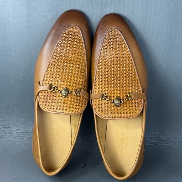 Kurt Geiger London Ali Woven Bit Loafer shoes men’s size 11.5 new without box
